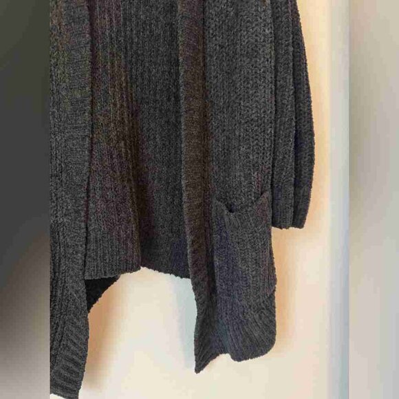 Express Black Chenille Cardigan- Small - Picture 2 of 5